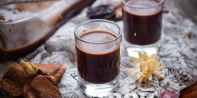 Рецепт шоколадного ликера