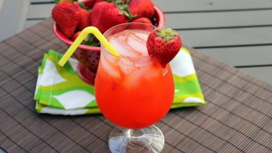 Рецепт клубничного лимонада