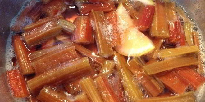 Рецепт концентрата лимонада из ревеня