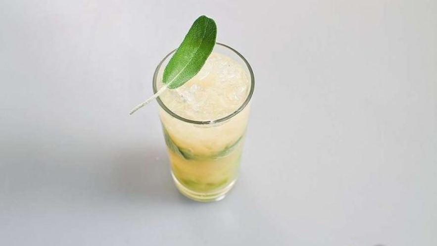 Рецепт лимонада грушевого с шалфеем