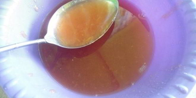 Рецепт лимонада персик-базилик