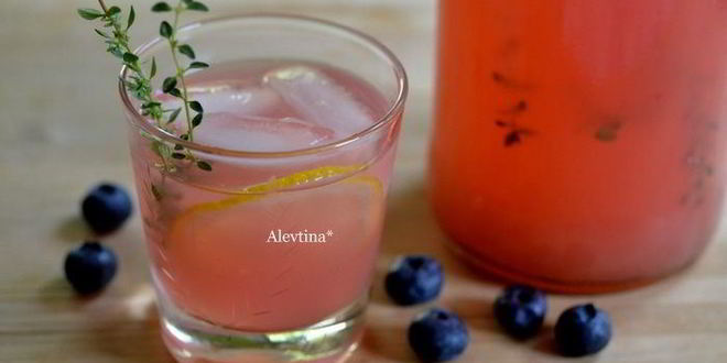 Рецепт лимонада ягодного с тимьяном