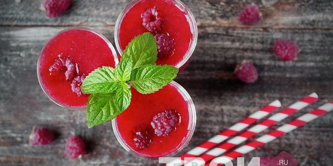 Рецепт малинового лимонада
