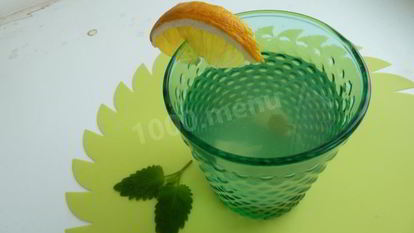 Рецепт Напитка лимонад из мяты и лимона