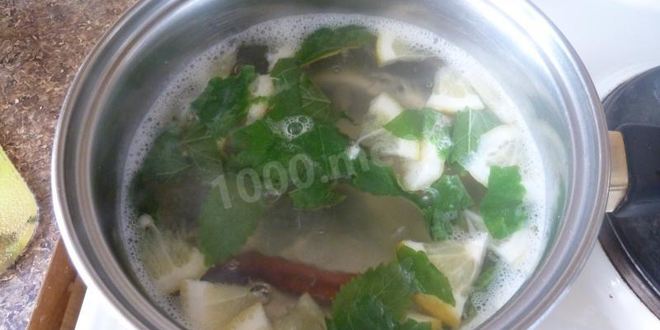 Рецепт напитка лимонад из мяты и лимона