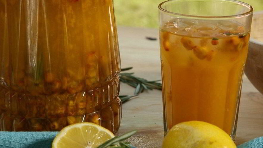 Рецепт облепихового лимонада