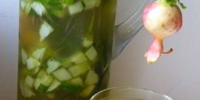 Рецепт огуречно-имбирного лимонад