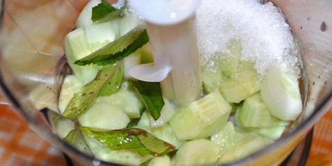 Рецепт огуречного лимонада