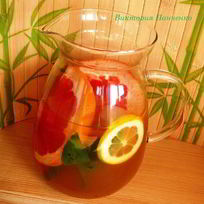 Рецепт Цитрусового лимонада на основе зеленого чая