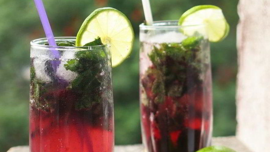 Рецепт мохито ежевичного