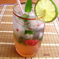 Рецепт Мохито Малиновое настроение