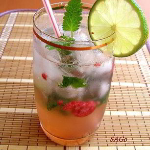 Рецепт Мохито Малиновое настроение