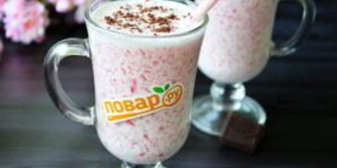 Рецепт молочного коктейля мозайка