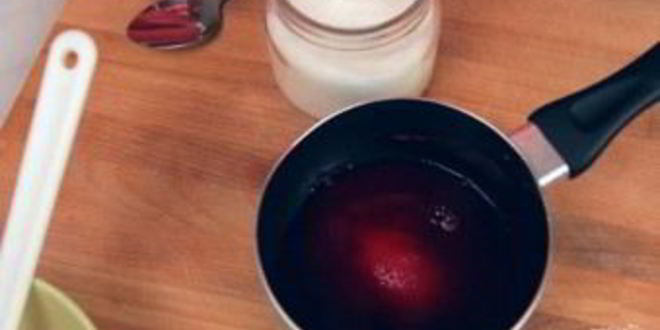 Рецепт молочного коктейля с ягодным сиропом