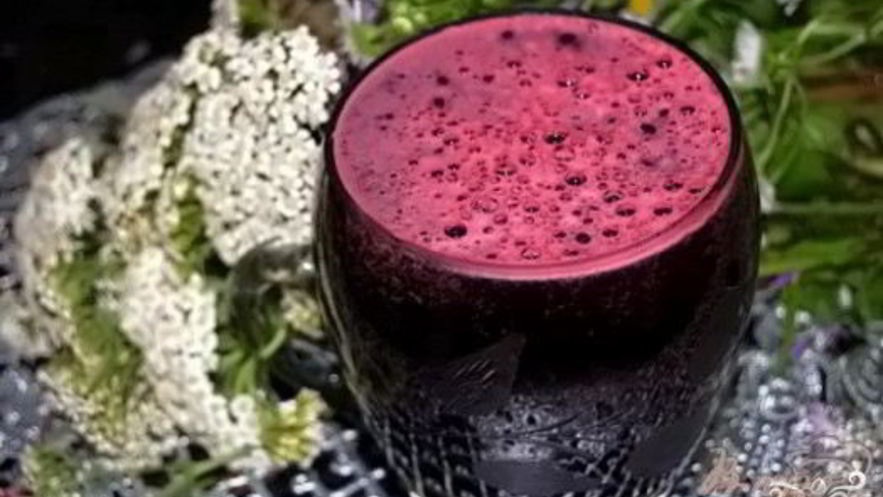 Рецепт черничного морса