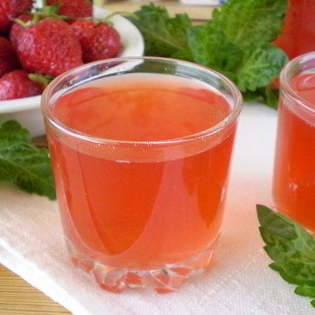 Рецепт Клубничного морса