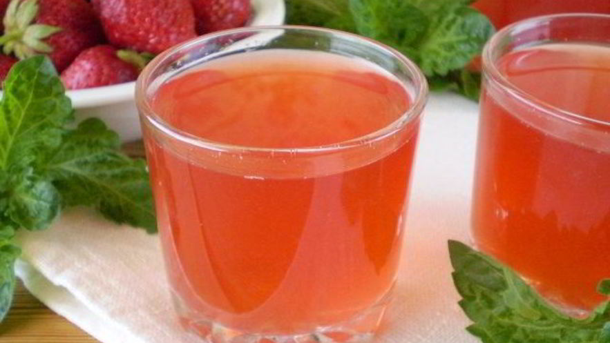 Рецепт клубничного морса