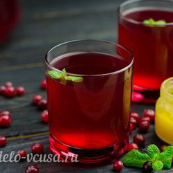 Рецепт Клюквенного морса