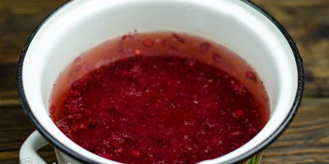 Рецепт клюквенного морса
