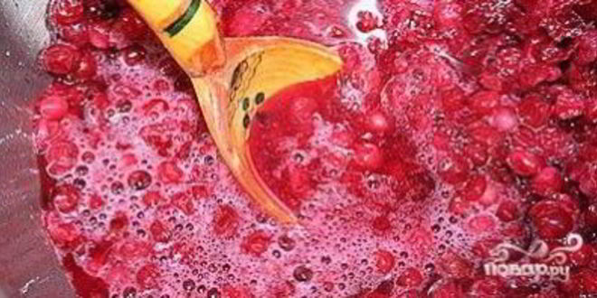 Рецепт морса из брусники