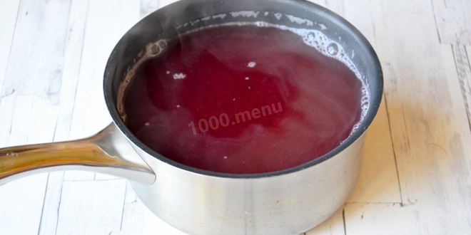 Рецепт морса из свежей брусники