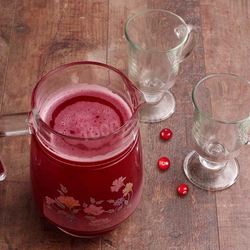 Рецепт Морса из замороженной брусники