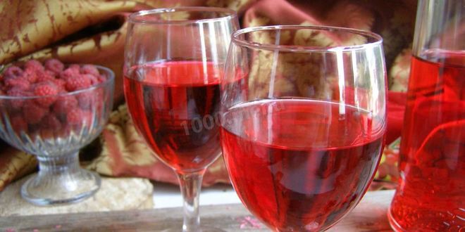 Рецепт малиновой наливки из малины