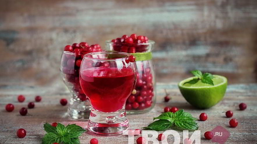 Рецепт настойки на бруснике