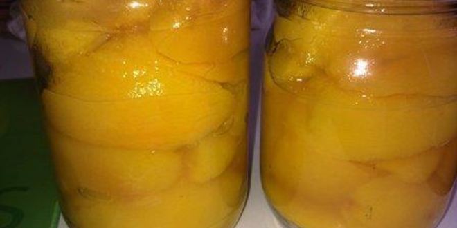 Рецепт персиков в сиропе