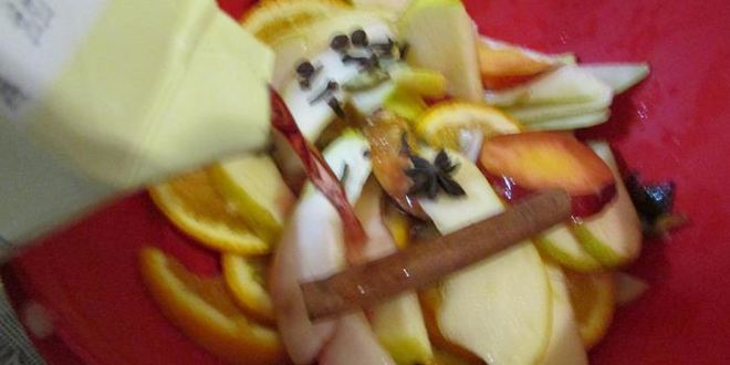 Рецепт газированной сангрии с минералкой