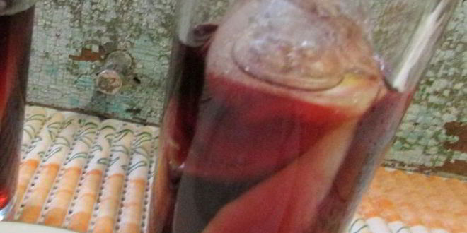 Рецепт газированной сангрии с минералкой