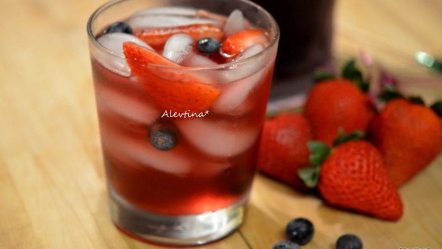 Рецепт сангрии розе