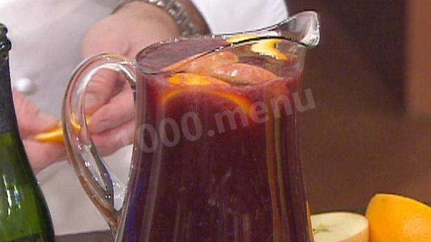 Рецепт вина сангрия