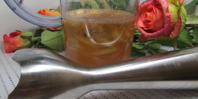 Рецепт апельсинова-бананового смузи с миндалем