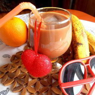 Рецепт Бананова-шоколадного смузи