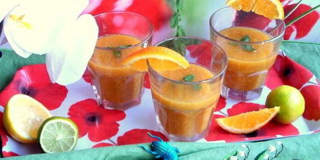 Рецепт оранжевого смузи