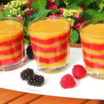 Рецепт Смузей из малины и персиков