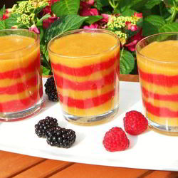 Рецепт Смузей из малины и персиков