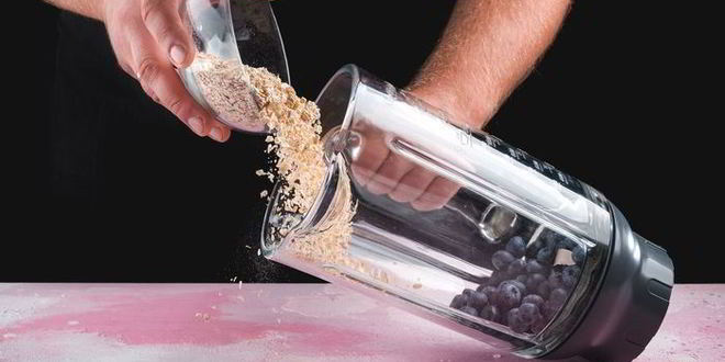 Рецепт смузей с голубикой и бананом