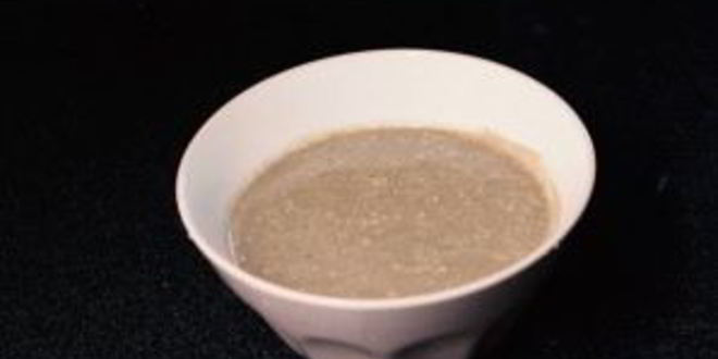 Рецепт смузей в тарелке