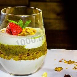 Рецепт Творожного мусса с фруктовым смузи