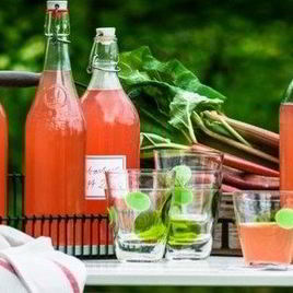 Рецепт Сока из ревеня