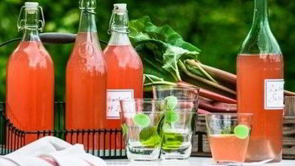 Рецепт Сока из ревеня