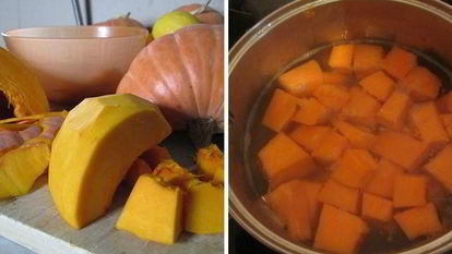 Рецепт Сока из тыквы и апельсинов