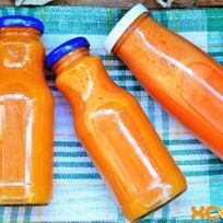 Рецепт Сока из тыквы, яблок и моркови