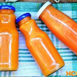 Рецепт Сока из тыквы, яблок и моркови