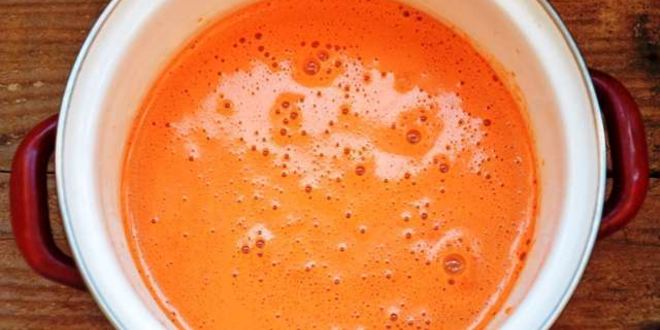 Рецепт сока из тыквы, яблок и моркови