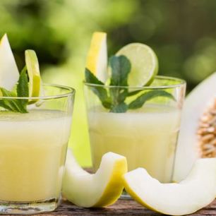 Рецепт Яблочно-дынного напиток с лаймом и мятой