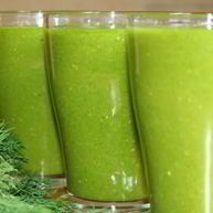 Рецепт Зеленого коктейля с мандарином