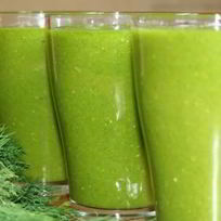 Рецепт Зеленого коктейля с мандарином